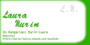 laura murin business card